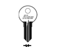 KABA ILCO CORP  S1042ZP NP A13               Cylinder Lock Key Blank, Double-Sided, Brass, Nickel Plated, 13 Price Group, For Illinois