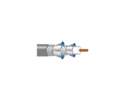 BELDEN  3092F 0101000               ControlNet and ControlBus Quad Shield Coaxial Cable, 20 AWG, 105x40 Stranding, Foam Polyethylene Insulation, PVC Jacket Black