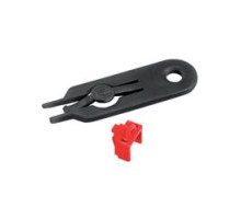 PANDUIT  PSL-DCJB-C               RJ45 Jack Module Block-Out Device Red 100/Pkg