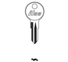 KABA ILCO CORP  HYD12 NP A13  X226              Vehicle Key Blank, Brass, Nickel Plated, 13 Price Group, For Harley Davidson, Suzuki Motorcycle