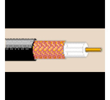 BELDEN BAV  9201 010500               RG58 20 SOL BC PE 78% BC BRD, SHD PVC JKT, 52 OHM BLK ROHS