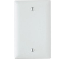 ON-Q/LEGRAND  TP13W               Wallplate, Blank, Unbreakable, 1-Gang, Box Mount, 2.937