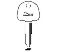 KABA ILCO CORP  SUZ11 NP A04  X87              Vehicle Key Blank, Brass, Nickel Plated, 4 Price Group, For Suzuki Motorcycle