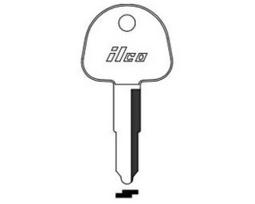 KABA ILCO CORP  SUZ11 NP A04  X87              Vehicle Key Blank, Brass, Nickel Plated, 4 Price Group, For Suzuki Motorcycle