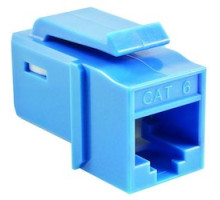 HELLERMANNTYTON  GSTJC6U-BL               GST Category 6 UTP Modular Keystone Jack, Plenum Rated, Blue, 1/bag