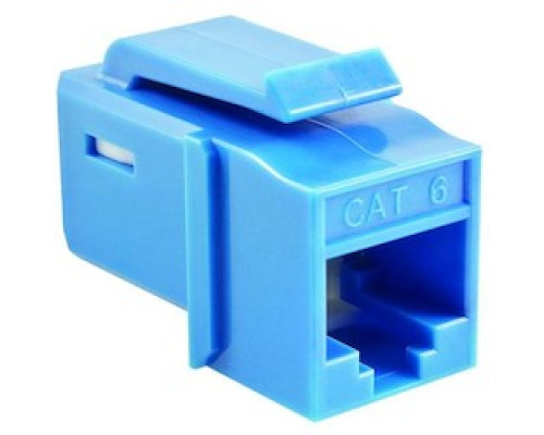 HELLERMANNTYTON  GSTJC6U-BL               GST Category 6 UTP Modular Keystone Jack, Plenum Rated, Blue, 1/bag