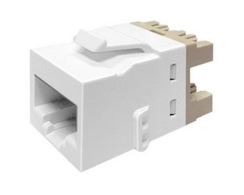 COMMSCOPE ENTERPRISE SOLUTIONS  1-2291217-3  KJ510 JACK-A.WHT              KJ Series Modular Jack, 8-position, Category 5e, Unshielded UTP, White