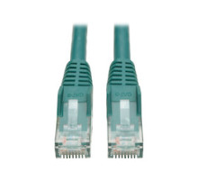 TRIPP LITE N201-001-GN        Cat6 Gigabit Snagless Molded Patch Cable RJ45 M/M - Green, 1-ft.