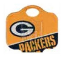 KABA ILCO CORP  KW1-NFL-PACKERS A46               Decorative Key Blank, NFL Team Key, Kwikset/Titan, Packers Logo, KW1 Keyway, 46 Price Group