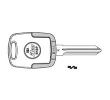 KABA ILCO CORP  EB3-R-B111 NP A61  IAX00004750              Vehicle Key Blade, R, Brass, Nickel Plated, 61 Price Group, For General Motors, Saturn, Suzuki Automobile