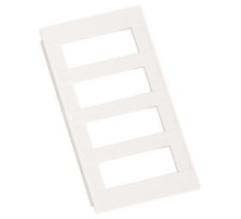 COMMSCOPE ENTERPRISE SOLUTIONS  107239493  M40DSC4-B-262              Insert Panel for M40 Surface Mount Box, Holds Four Duplex SC Couplings