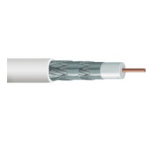 COMMSCOPE ENTERPRISE SOLUTIONS 4103904/10 2229V WHRL RG6 QD BC 1000       RG-6 Type Quad Shield Plenum Video Coaxial Cable, Series 6, Video, Solid, Foam FEP Dielectric Material, 30 lb/kft Cable Weight, PVC White Jacket, 1000 ft