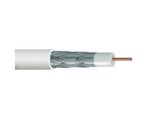 COMMSCOPE ENTERPRISE SOLUTIONS 4103904/10 2229V WHRL RG6 QD BC 1000       RG-6 Type Quad Shield Plenum Video Coaxial Cable, Series 6, Video, Solid, Foam FEP Dielectric Material, 30 lb/kft Cable Weight, PVC White Jacket, 1000 ft