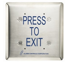 ALARM CONTROLS  JP1-2               DPDT Momentary Action, Rated 4A At 30 V DC, 302 Satin Stainless Steel Plate