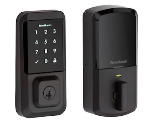 KWIKSET  99390-004               HALO Touchscreen Wi-Fi Smart Lock in Matte Black