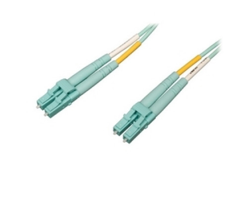 TRIPP LITE N820-01M-OM4        10Gb/100Gb Duplex Multimode 50/125 OM4 LSZH Fiber Patch Cable LC/LC - Aqua, 1M 3-ft.