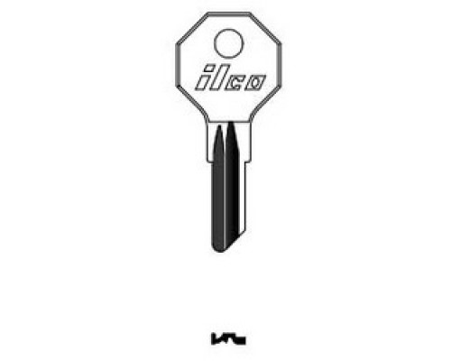 KABA ILCO CORP  H1098DB NP A06  AL2931801B              Vehicle Key Blank, Brass, Nickel Plated, 6 Price Group, For Briggs and Stratton/Strattec, General Motors