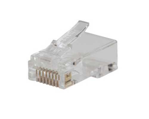 KLEIN  VDV826-702               Pass-Thru Modular Data Plug, CAT5E, 50-Pack