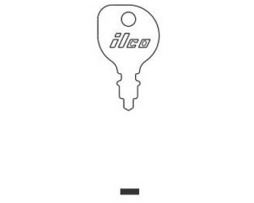 KABA ILCO CORP  1148 NS A26  AD43003536              Vehicle Key Blank, Steel, Nickel Plated, 1 Price Group, For Indak, Yard Tractor