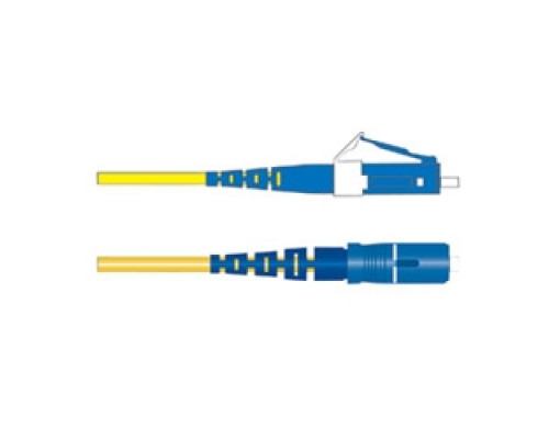 CORNING 047202G5120005M        Fiber Optic Jumper, 2 fiber, LC Duplex to SC Duplex, Zipcord Tight-Buffered Cable, Riser, with 2.0 mm legs, Bend-improved Single-mode OS2 , 5 m