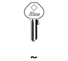 KABA ILCO CORP  1092-40 NP A04  AL00000142              Cylinder Lock Key Blank, Brass, Nickel Plated, 4 Price Group, For Master