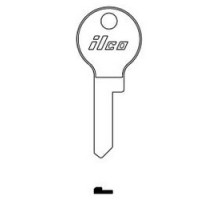 KABA ILCO CORP  1125 NP A06  AL3529800B              Vehicle Key Blank, Brass, Nickel Plated, 6 Price Group, For Ford