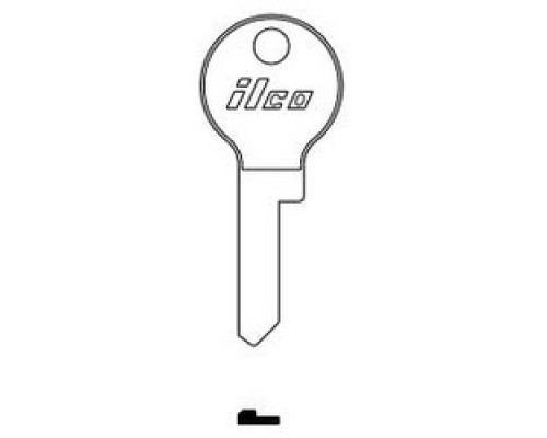 KABA ILCO CORP  1125 NP A06  AL3529800B              Vehicle Key Blank, Brass, Nickel Plated, 6 Price Group, For Ford