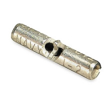 THOMAS & BETTS  2A-18               Non-Insulated Butt Splice, Wire Range #22-#18 AWG, Copper, Tin Plated, Length .62 Inches, Width .12 Inches