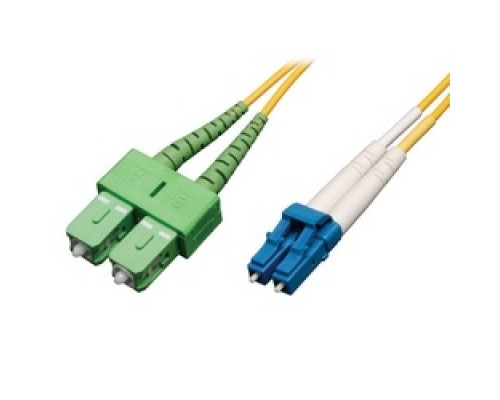 TRIPP LITE N366-01M-AP        Duplex Single-mode 8.3/125 Fiber Patch Cable LC to SC/APC , 1M 3-ft.