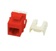 ON-Q/LEGRAND  WP3476RE               Keystone Insert, Quick-Connect, Cat 6, RJ45, 8P8C, 4-Pair, 24 to 22 AWG Wire, T568A/B Wiring, 0.665
