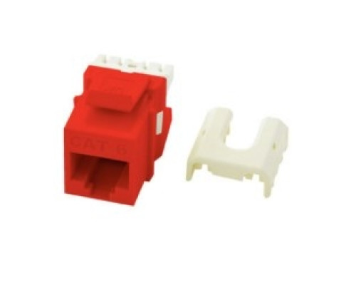 ON-Q/LEGRAND  WP3476RE               Keystone Insert, Quick-Connect, Cat 6, RJ45, 8P8C, 4-Pair, 24 to 22 AWG Wire, T568A/B Wiring, 0.665