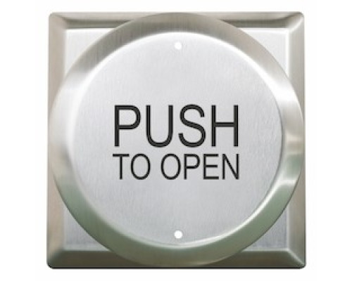 CAMDEN DOOR CONTROL  CM-41/3               Door Activation Device Push Plate Switch, Round, 1-Gang, SPDT, 12/24 Volt AC/DC, 4-1/2