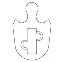 GENERAL LOCK  CL-IC CAM               Mortise Housing Cam, Cloverleaf, For SFIC Mortise Housing