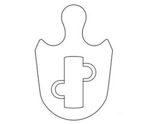 GENERAL LOCK  CL-IC CAM               Mortise Housing Cam, Cloverleaf, For SFIC Mortise Housing