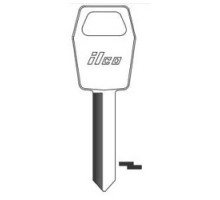 KABA ILCO CORP  1185FD NP A06  AL01086002              Vehicle Key Blank, Double-Sided, Brass, Nickel Plated, 6 Price Group, For Ford