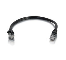 C2G CG27150 CG27150       C2G 1ft Cat6 Snagless Unshielded UTP Ethernet Network Patch Cable RJ45 M/M , Black, Standard RJ45 Connectors, 5600pf/100m