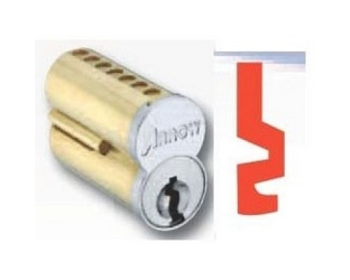 ARROW LOCK  7100CR-UCX-1C 26D               Pointe SFIC Key Cylinder, 7-Pin Uncombinated, 1C Keyway, Satin Chromium Plated