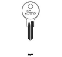 KABA ILCO CORP  1616 NP A04  AL00000312              Cylinder Lock Key Blank, Brass, Nickel Plated, 4 Price Group, For Trimark