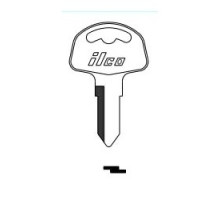 KABA ILCO CORP  HD56 NP A13               Vehicle Key Blank, Brass, Nickel Plated, 13 Price Group, For Honda Motorcycle