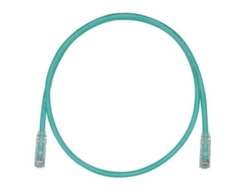 PANDUIT  UTPSP37GRY               Copper Patch Cord, RJ45-RJ45, Category 6, Green UTP Cable, 37 FT.
