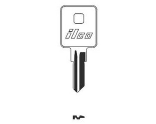 KABA ILCO CORP  1667 NP A02  AL00000842              Cylinder Lock Key Blank, Brass, Nickel Plated, 2 Price Group, For Trimark