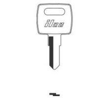 KABA ILCO CORP  F1098JD NP A04               Vehicle Key Blank, Brass, Nickel Plated, 4 Price Group, For John Deere