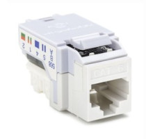 HELLERMANNTYTON  RJ45FC6-W               Category 6 Modular Keystone Jack, Plenum Rated, White, 1/bag