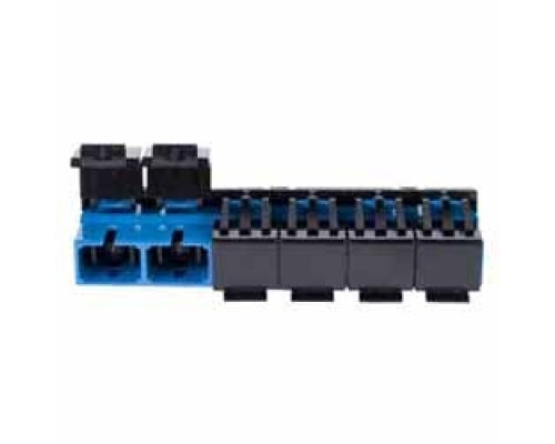 COMMSCOPE SYSTIMAX SOLUTIONS  760049791  SFASC06BL10BULKPACKSHUTTERED              Teraspeed SC Multiport Shuttered Adapter, Blue, 10 Bulk Pack