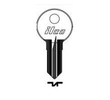 KABA ILCO CORP  S1042ZM NP A14               Cylinder Lock Key Blank, Double-Sided, Brass, Nickel Plated, 14 Price Group, For Illinois