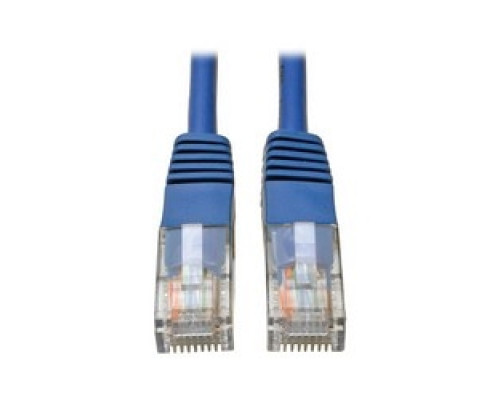 TRIPP LITE N002-012-BL        Cat5e 350 MHz Molded UTP Patch Cable RJ45 M/M , Blue, 12 ft.