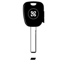 KABA ILCO CORP  HU92RP-SI NP 22               Vehicle Key Blank, 2-Track, Brass, Nickel Plated, For BMW, Silca