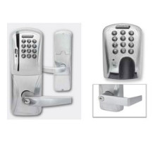 SCHLAGE ALLEGION BRAND  AD250-CY70MSK-RHO-626-B-RH 4B 13247 10025 134        Electronic Door Lock, Cylindrical Chassis, Magnetic Stripe, Keypad, Right Hand, Rhodes Lever, Satin Chrome, Without 7-Pin SFIC Cylinder, For Class/Storero