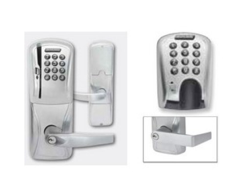 SCHLAGE ALLEGION BRAND  AD250-CY70MSK-RHO-626-B-RH 4B 13247 10025 134        Electronic Door Lock, Cylindrical Chassis, Magnetic Stripe, Keypad, Right Hand, Rhodes Lever, Satin Chrome, Without 7-Pin SFIC Cylinder, For Class/Storero