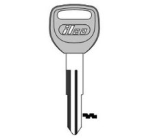 KABA ILCO CORP  HD103-P NP A09               Vehicle Key Blank, Plastic Head, Brass, Nickel Plated, 9 Price Group, For Honda Automobile